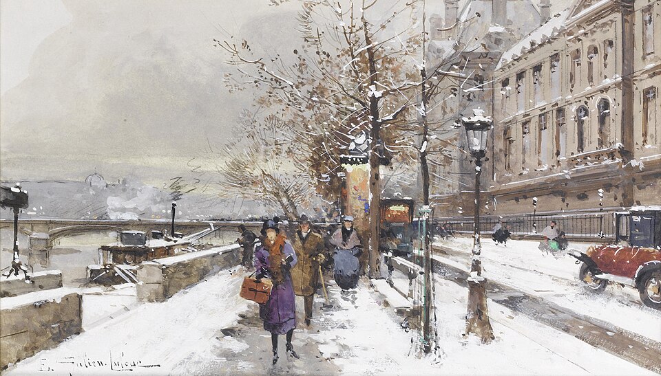 Eugene Galien Laloue — Boulevard de la Madeleine — 8K digital art reproduction