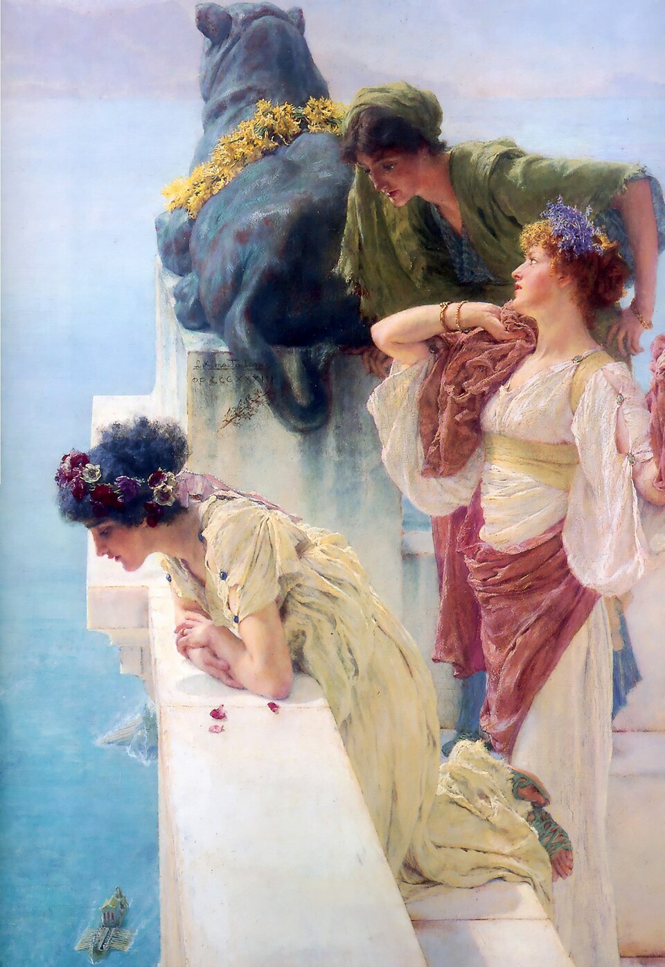 Lawrence Alma Tadema — The Roses of Heliogabalus — 8K digital art reproduction